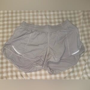White Lululemon Hotty Hot Shorts - Size 12 4”